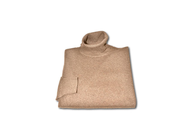 Maglia collo alto lana cashmere