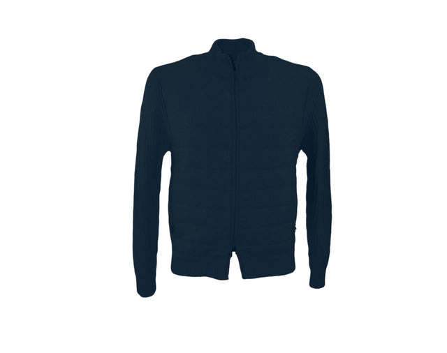 Giacca maglia zip