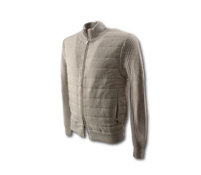 Giacca maglia zip