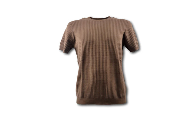 Maglia uomo in filo di cotone mezza manica